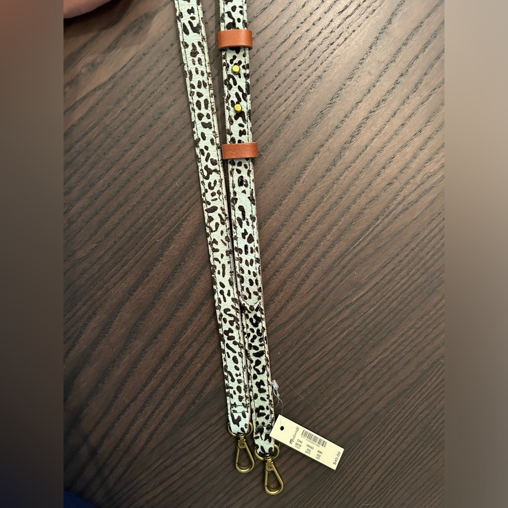 Madewell Crossbody Bag Strap: Spotted Calf Hair Edition (NWT)
